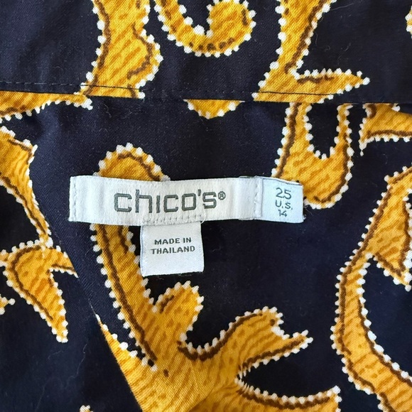 Chicos 3/4 Sleeve Filigree Design Blouse - Picture 10 of 10